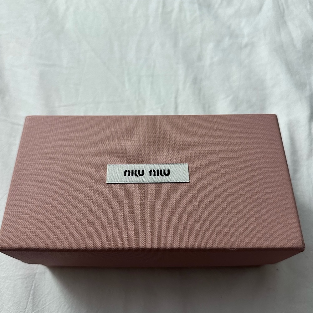 Miu Miu Pink Rectangle Sunglasses - Picture 5 of 6